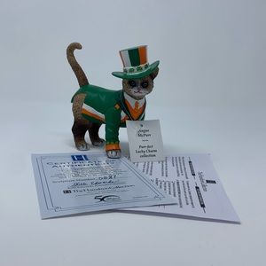 HAMILTON COLLECTION Angus McPurr Purr-fect Lucky Charm Collection Cat #0487